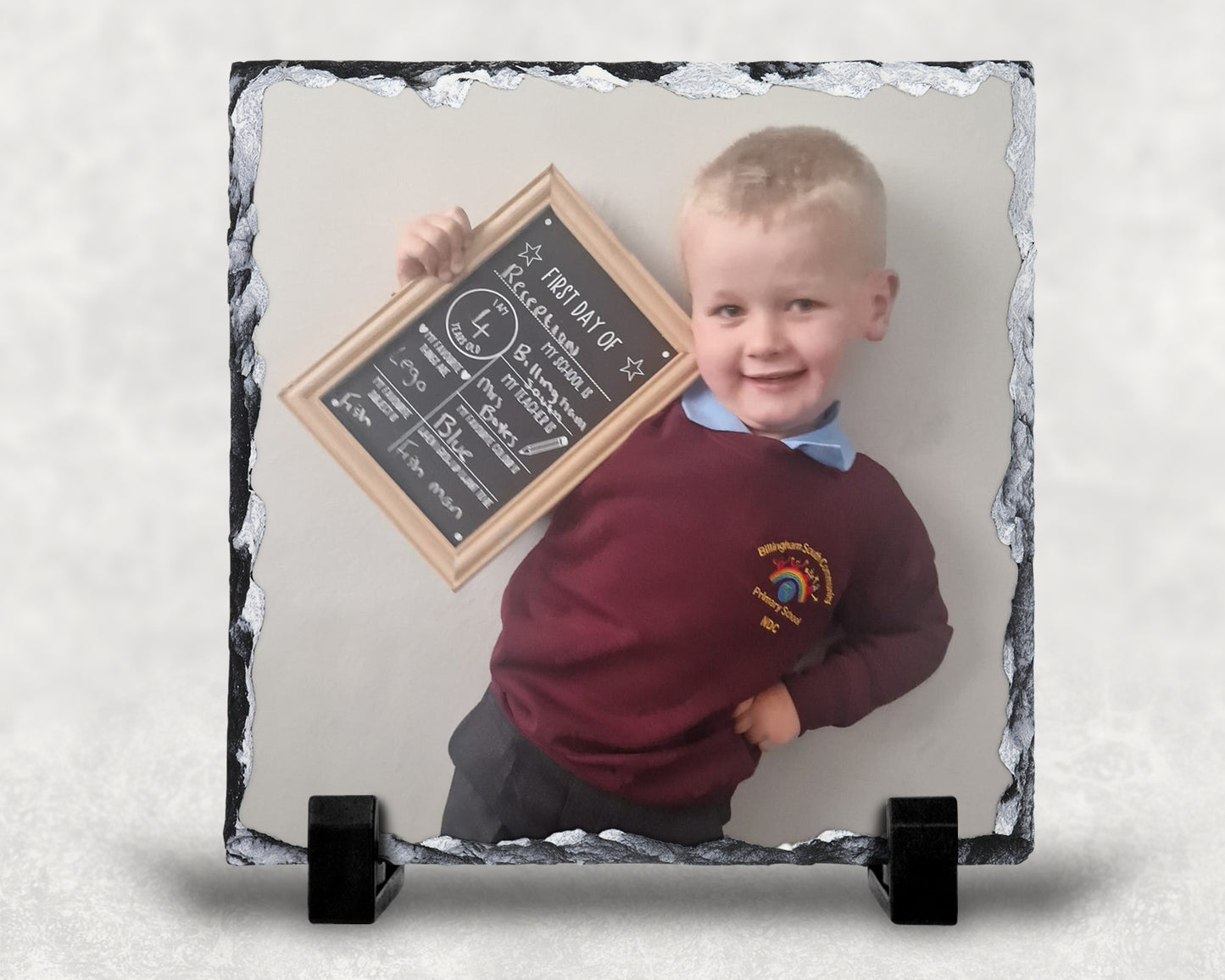 Photo Slate 15cm square glossy
