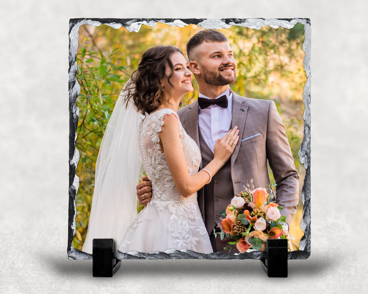 Photo Slate 15cm square glossy