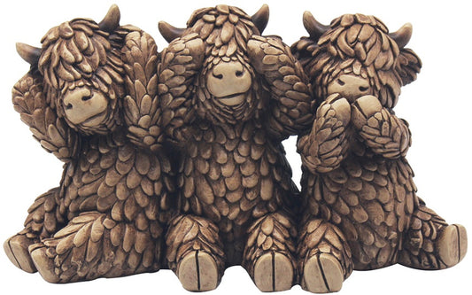 Hughie Highland Cows Ornament