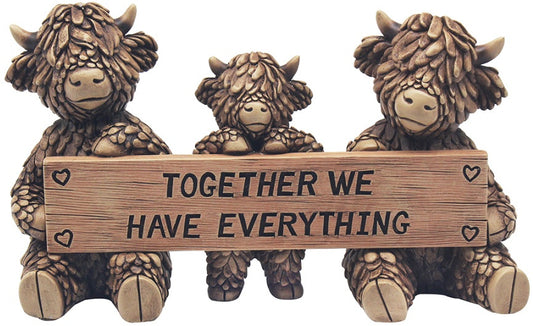 Hughie Highland Cow Deco & Plaque