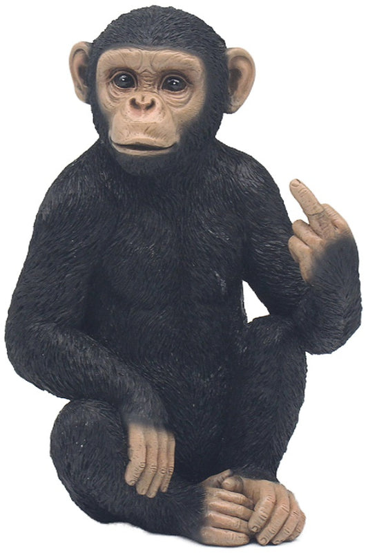 Hand Gesture Cheeky Monkey Ornament