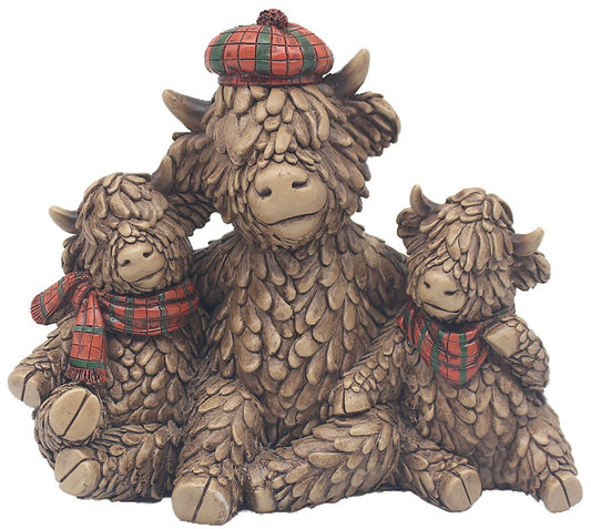 Hughie Highland Cows Tartan