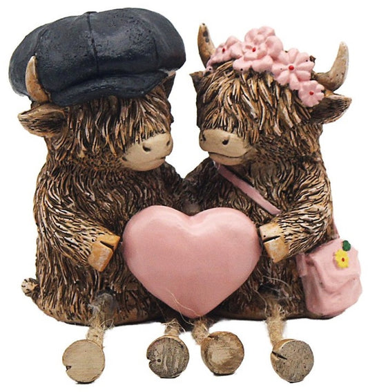 Cheeky Highland Cows Deco