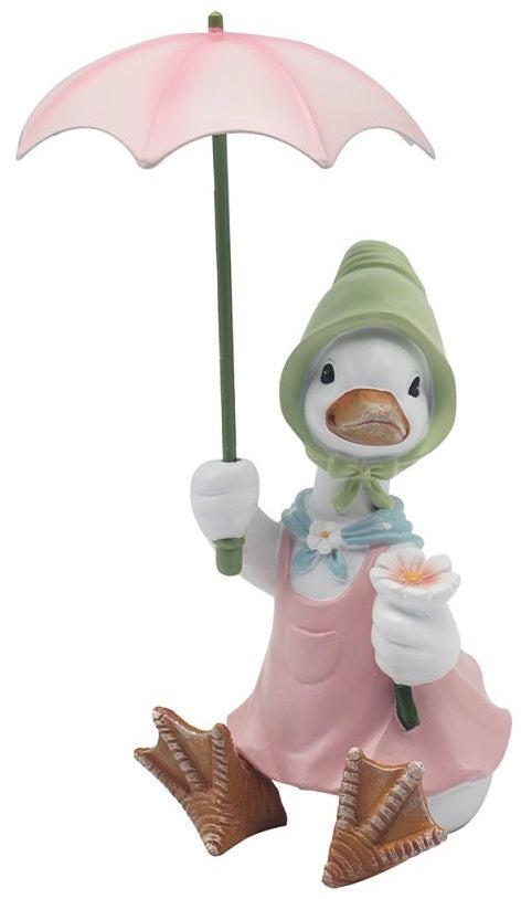 Rainy Day Duck Figurine