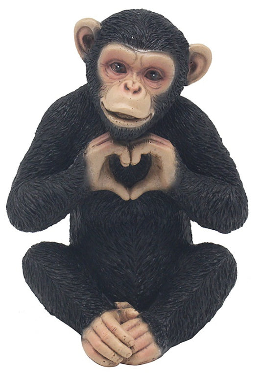 Cheeky monkey heart sign