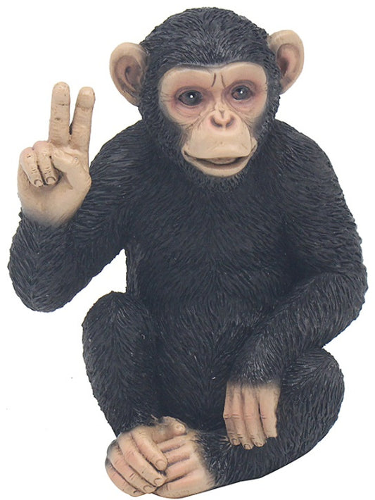 Cheeky Monkey Peace out sign