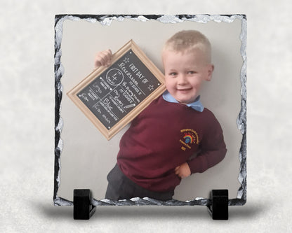 Photo Slate 15cm square glossy